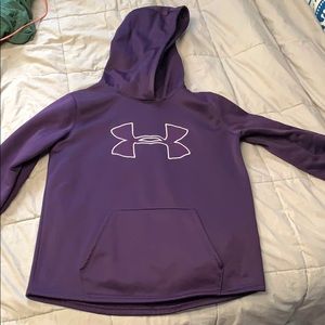 Purple under armor hoodie